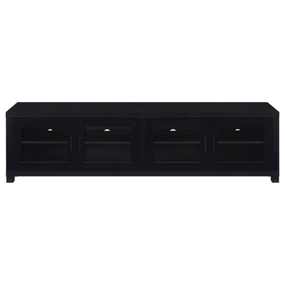 Sachin 3-piece Entertainment Center 79-inch TV Stand Black