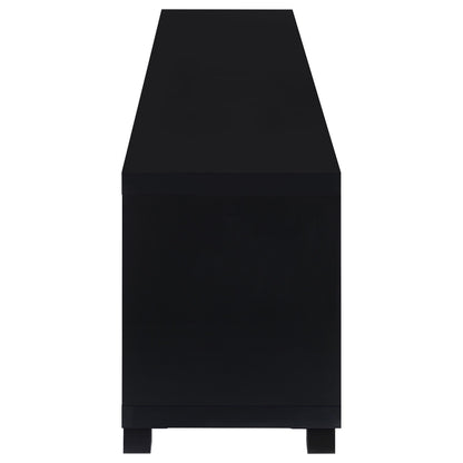 Sachin 3-piece Entertainment Center 79-inch TV Stand Black