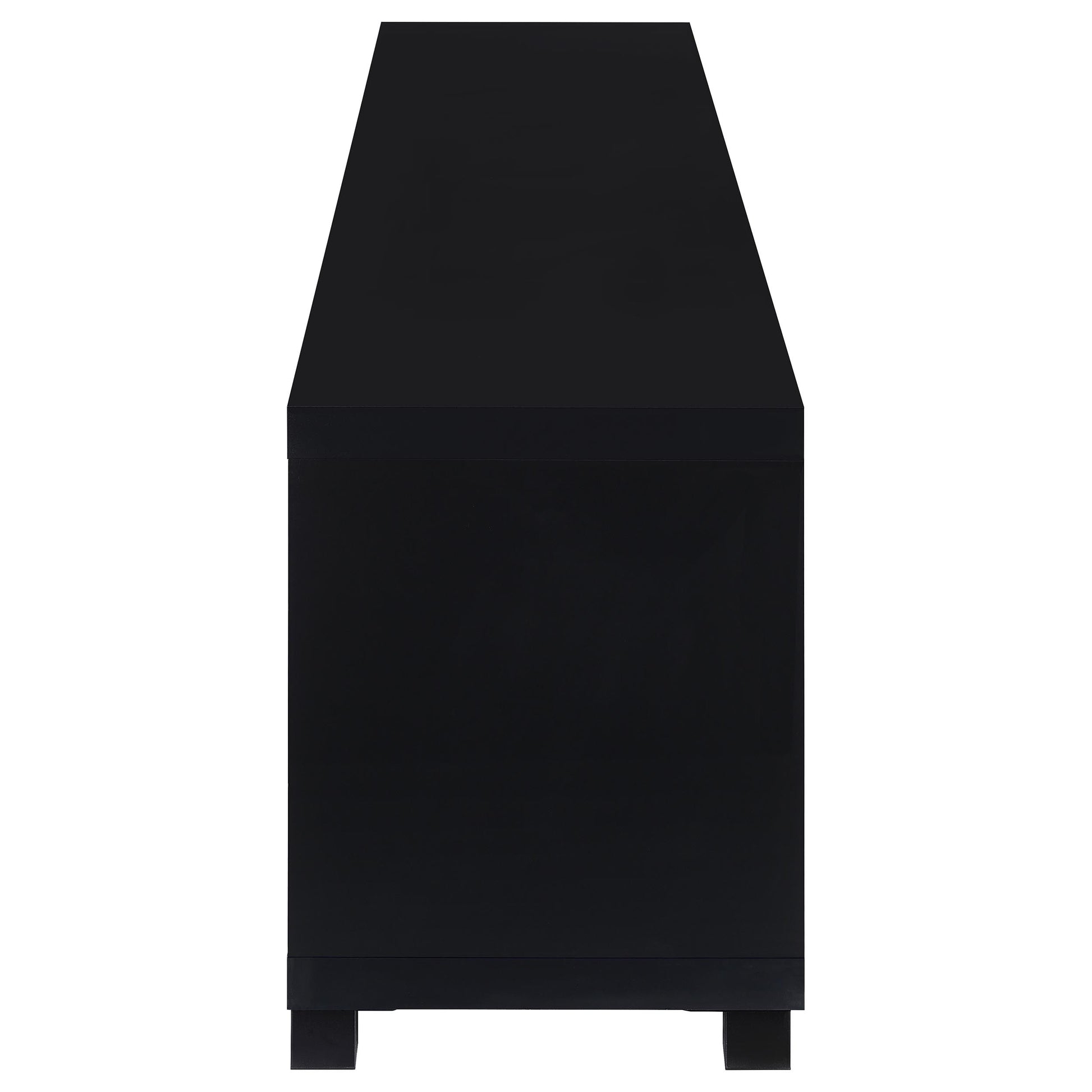 Sachin 4-door Engineered Wood 79-inch TV Stand Black