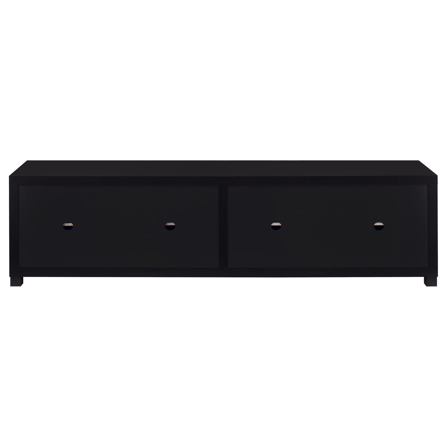Sachin 4-door Engineered Wood 79-inch TV Stand Black
