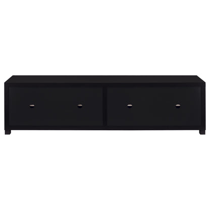 Sachin 4-door Engineered Wood 79-inch TV Stand Black
