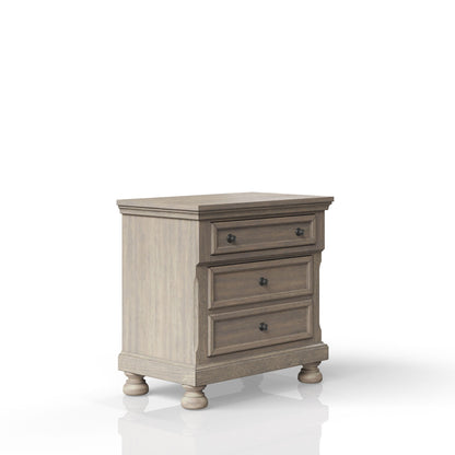 Nightstand Two Storage Drawers - The Sleep Loft - Online Mattress Showroom NYC