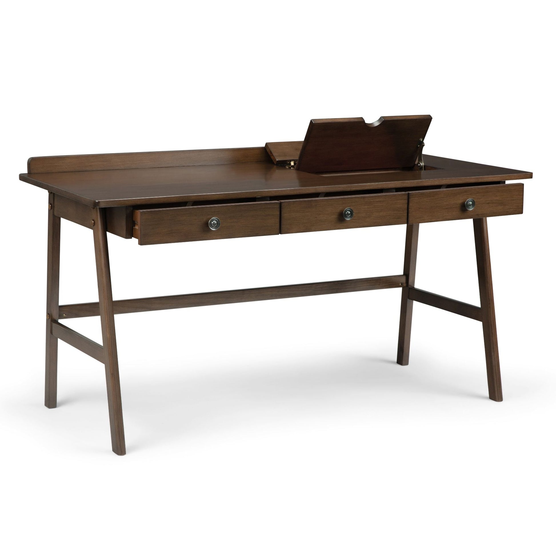 Rylie - Desk - Natural Aged Brown - The Sleep Loft - Online Mattress Showroom NYC