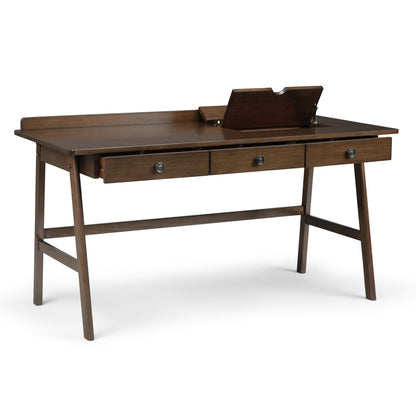 Rylie - Desk - Natural Aged Brown - The Sleep Loft - Online Mattress Showroom NYC