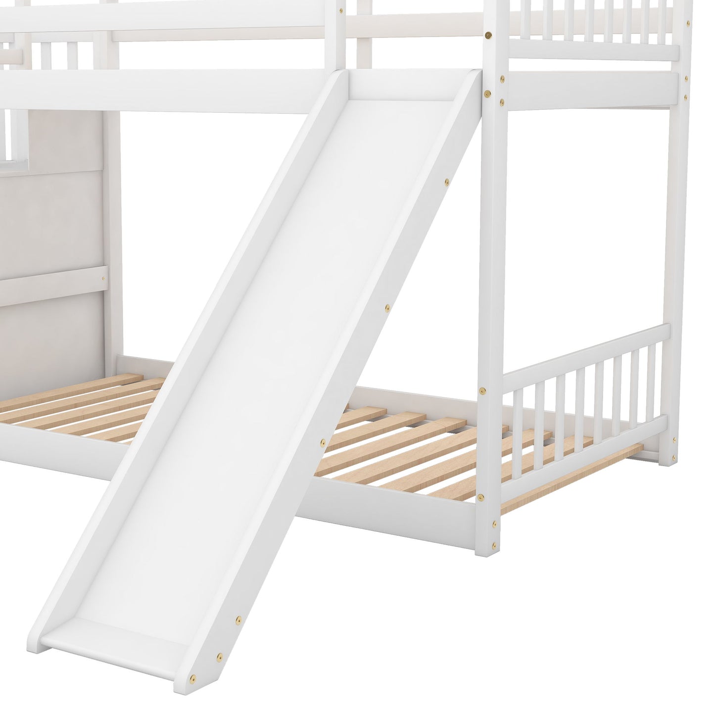 Bunk Bed With Convertible Slide And Stairway - The Sleep Loft - Online Mattress Showroom NYC