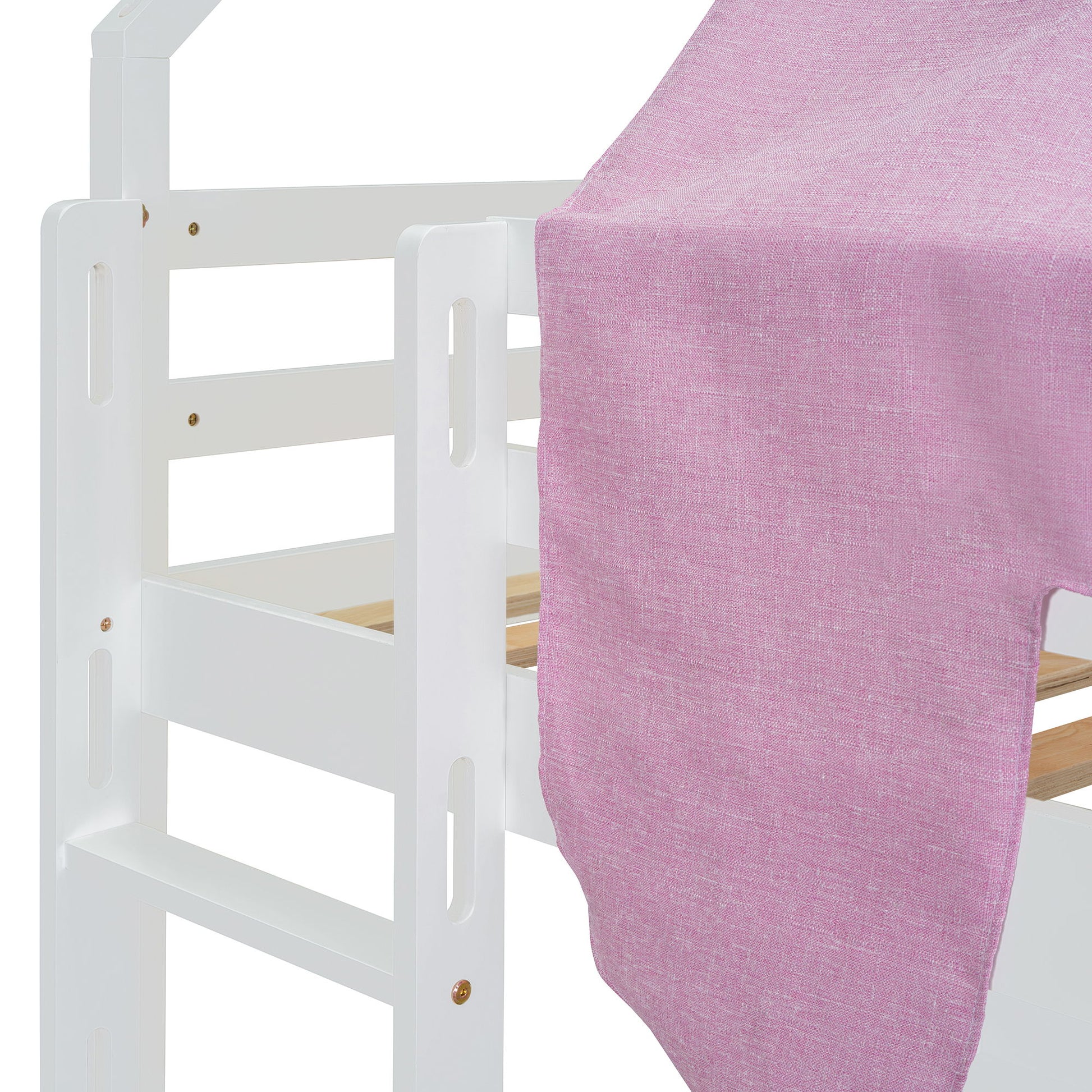 Loft Bed With House Shaped Frame And Tent - The Sleep Loft - Online Mattress Showroom NYC