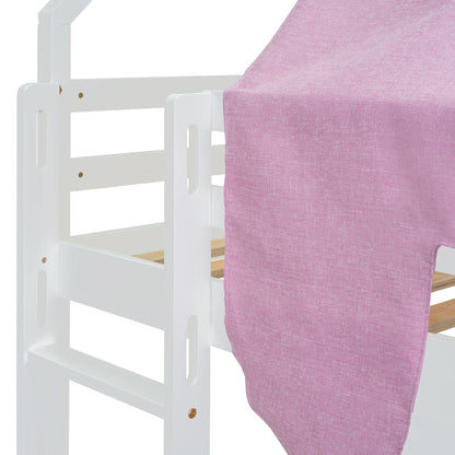 Loft Bed With House Shaped Frame And Tent - The Sleep Loft - Online Mattress Showroom NYC