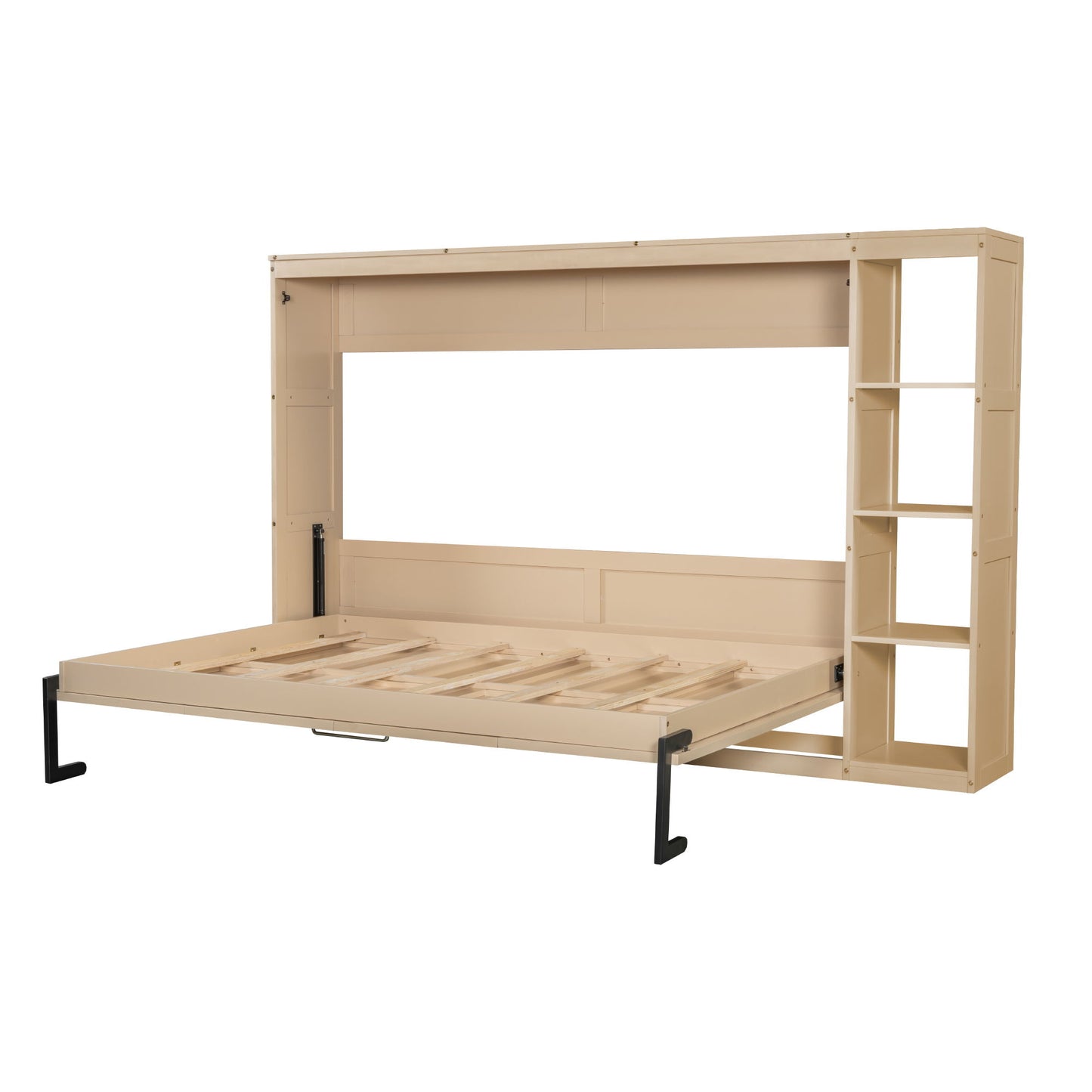 Murphy Bed With Bookshelf And Storage - The Sleep Loft - Online Mattress Showroom NYC