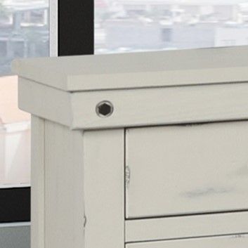 3 Drawer Elegant Nightstand - White - The Sleep Loft - Online Mattress Showroom NYC