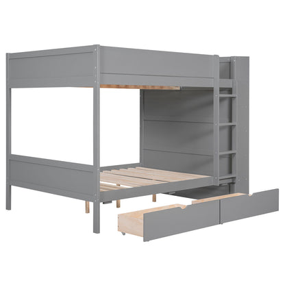 Bunk Bed With 2 Drawers And Multi Layer Cabinet - The Sleep Loft - Online Mattress Showroom NYC