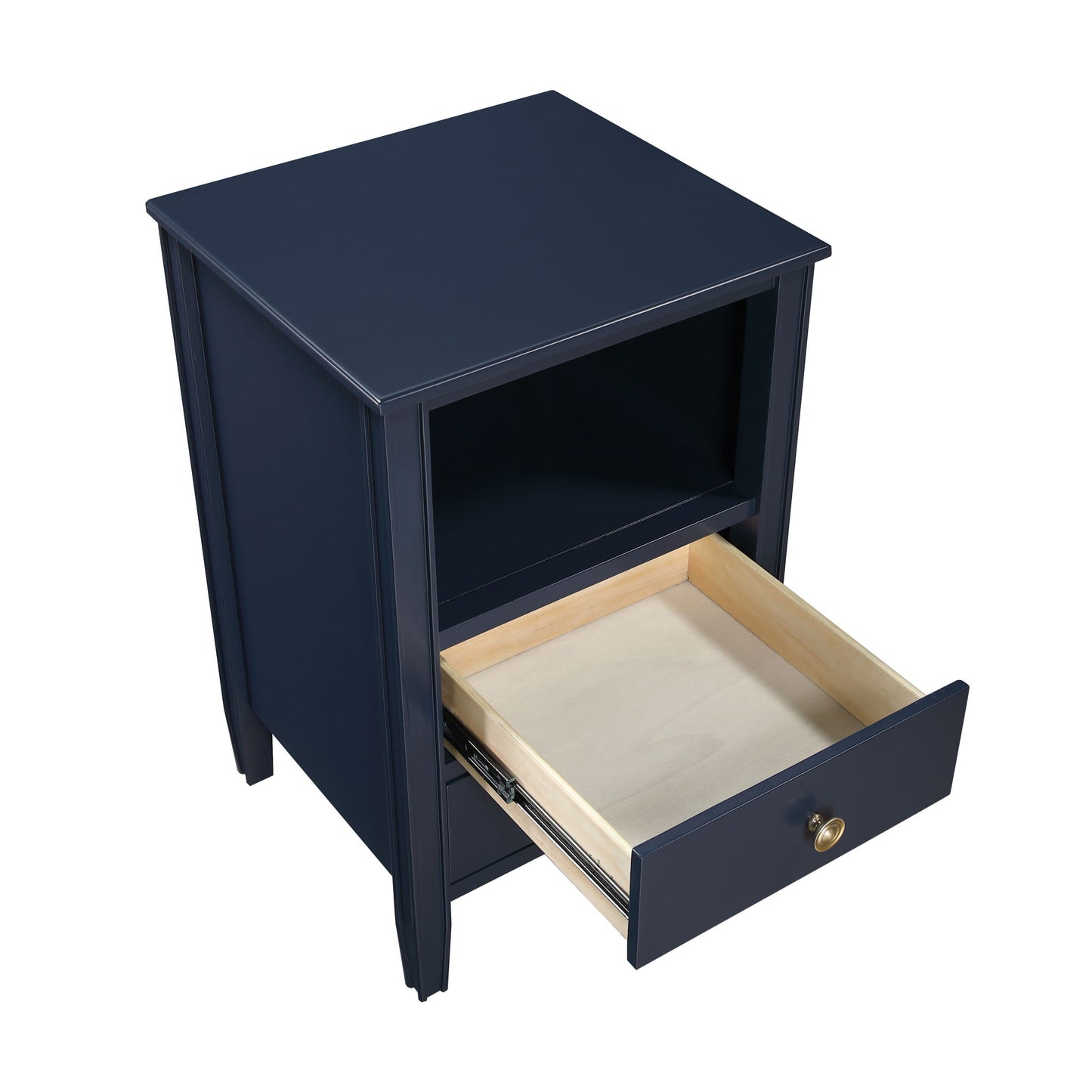 Winston - 2 Drawer Storage Nightstand - The Sleep Loft - Online Mattress Showroom NYC