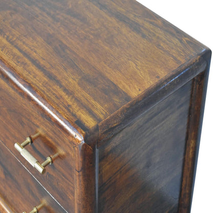 Regency - Woven 2 Drawer Nightstand - Brown - The Sleep Loft - Online Mattress Showroom NYC
