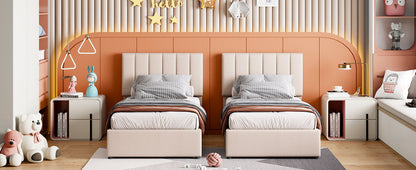 Upholstered Platform Bed With A Hydraulic Storage System - The Sleep Loft - Online Mattress Showroom NYC