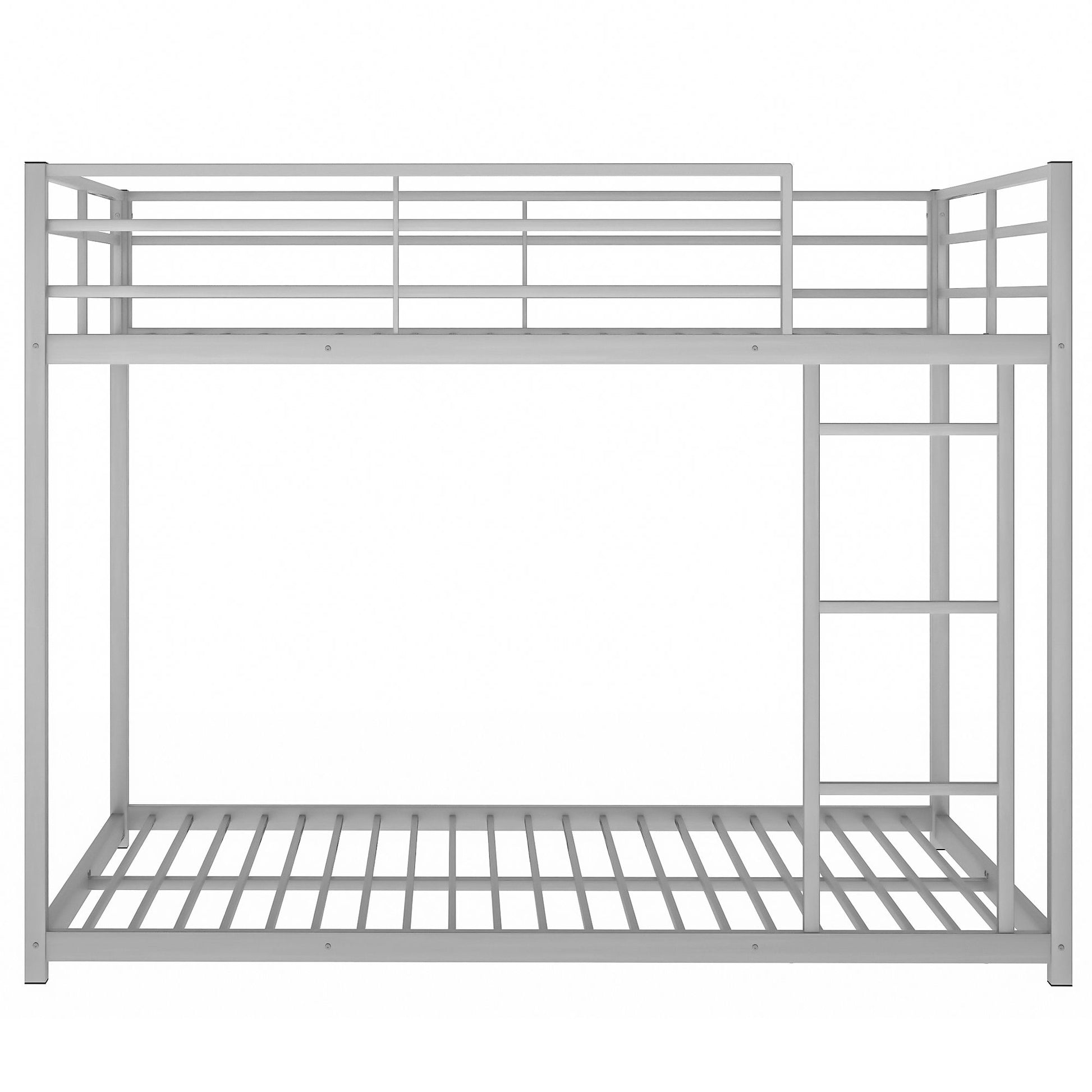 Metal Bunk Bed, Low Bunk Bed With Ladder - The Sleep Loft - Online Mattress Showroom NYC