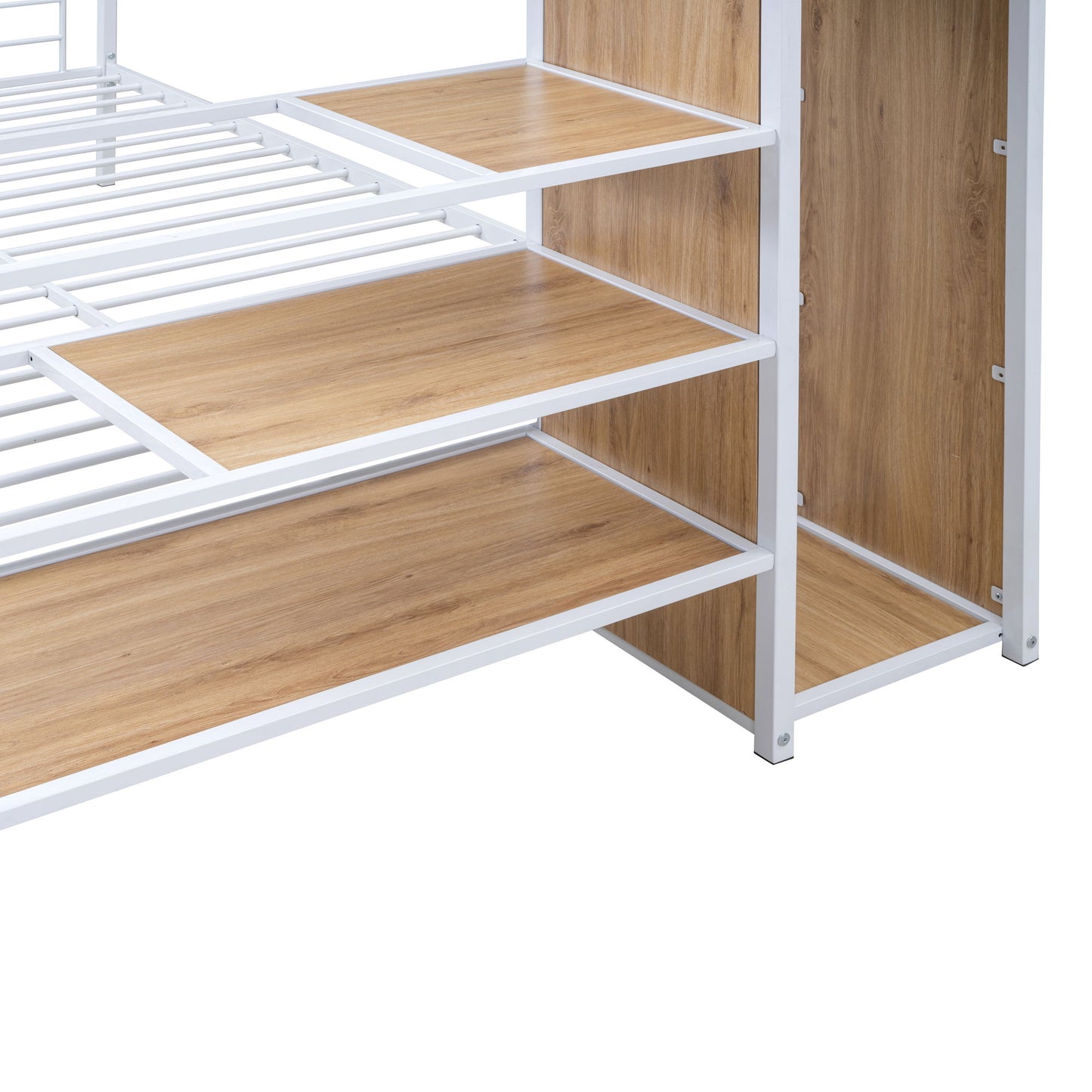 Bunk Bed With Lateral Storage Ladder And Wardrobe - The Sleep Loft - Online Mattress Showroom NYC