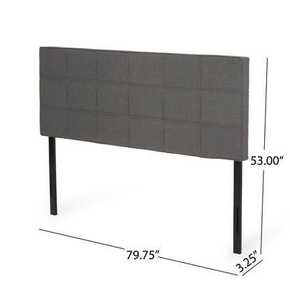 King / California King Sized Headboard - Charcoal Gray - The Sleep Loft - Online Mattress Showroom NYC