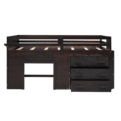 Loft Bed With Cabinet And Shelf - The Sleep Loft - Online Mattress Showroom NYC
