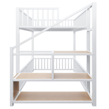 Bunk Bed With Storage Ladder, Compact Design