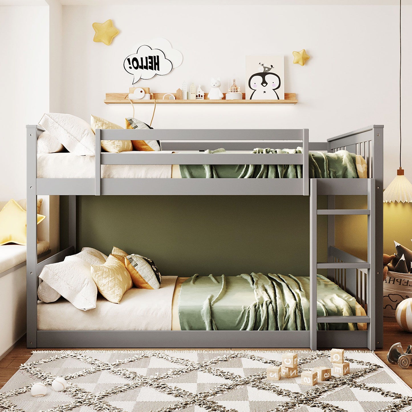 Bunk Bed With Ladder - The Sleep Loft - Online Mattress Showroom NYC