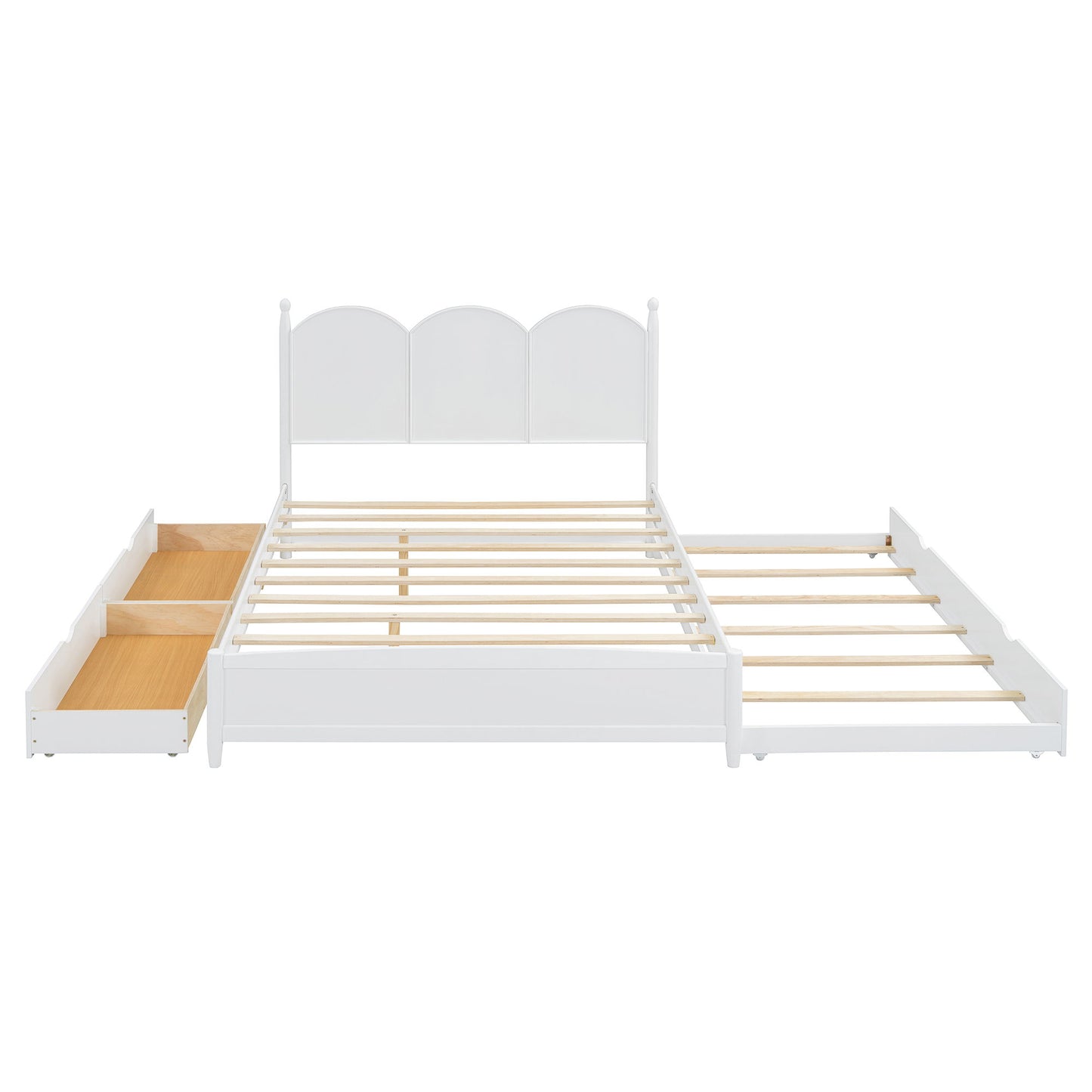 Platform Bed With With 2 Big Drawers And Trundle - The Sleep Loft - Online Mattress Showroom NYC