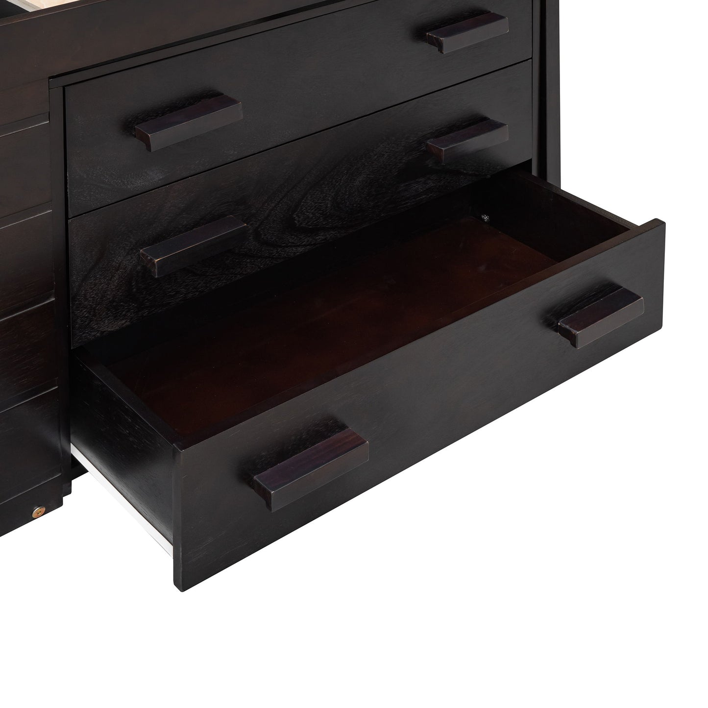 Loft Bed With Cabinet And Shelf - The Sleep Loft - Online Mattress Showroom NYC