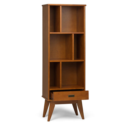 Draper - Mid Century Wide Bookcase And Storage Unit - The Sleep Loft - Online Mattress Showroom NYC