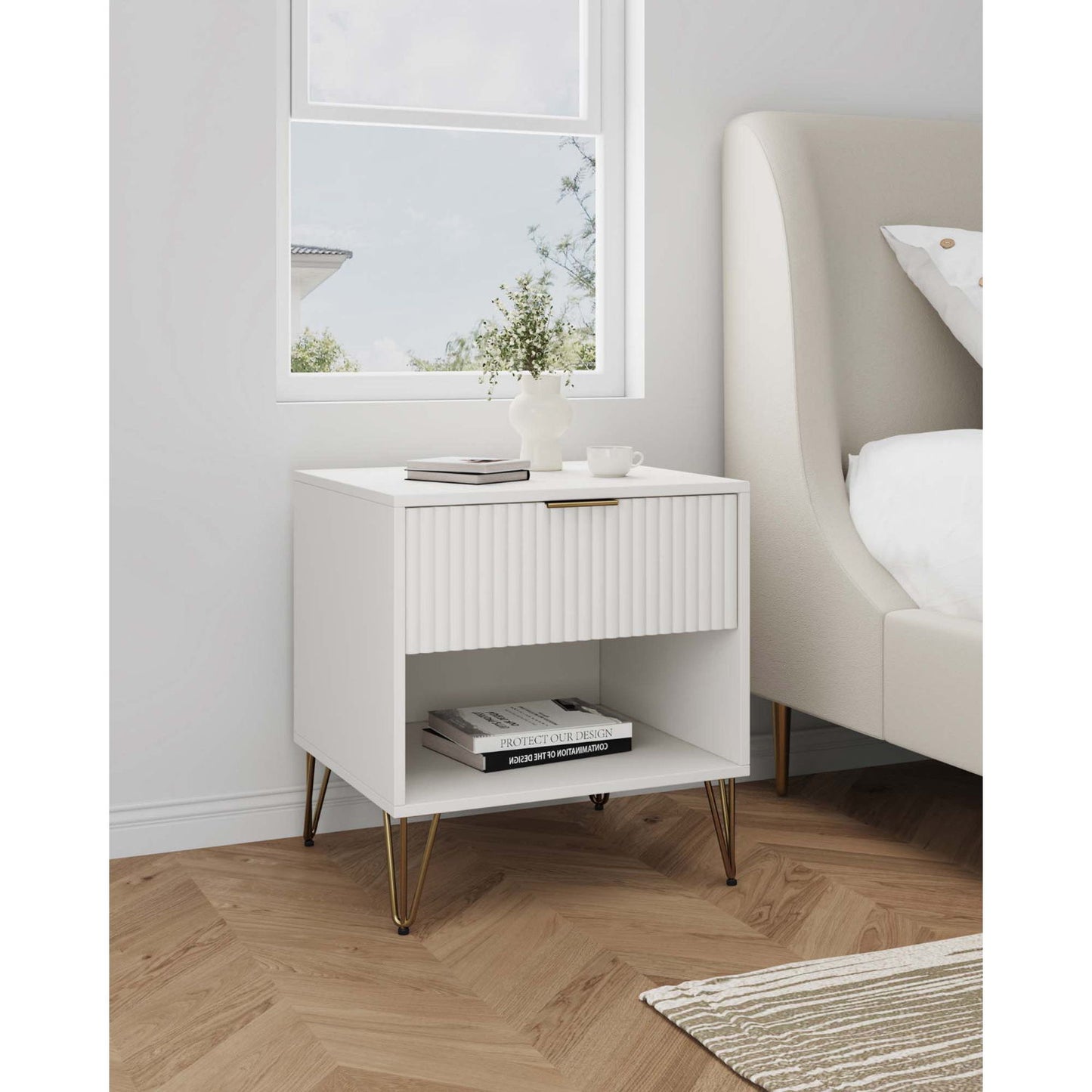 Dumbo - Modern Nightstand - The Sleep Loft - Online Mattress Showroom NYC