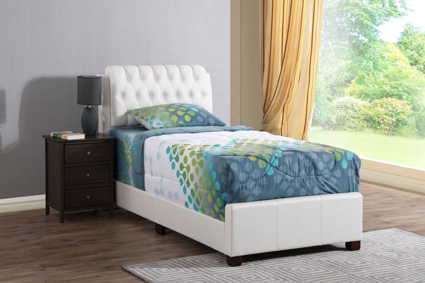 Tufted Upholstered Bed - The Sleep Loft - Online Mattress Showroom NYC
