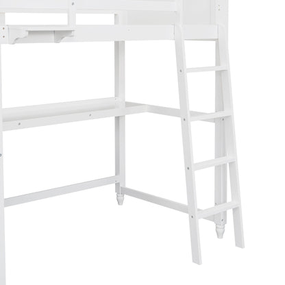 Loft Bed With Drawers With Desk And Shelves - The Sleep Loft - Online Mattress Showroom NYC