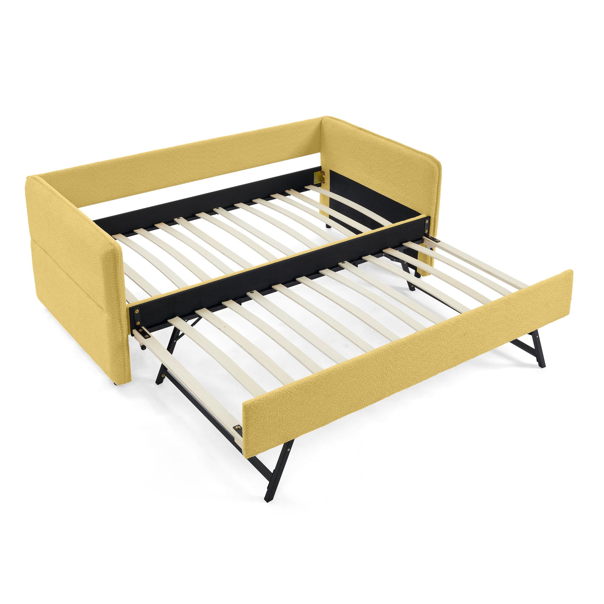 Upholstered Daybed With Pop Up Trundle - The Sleep Loft - Online Mattress Showroom NYC