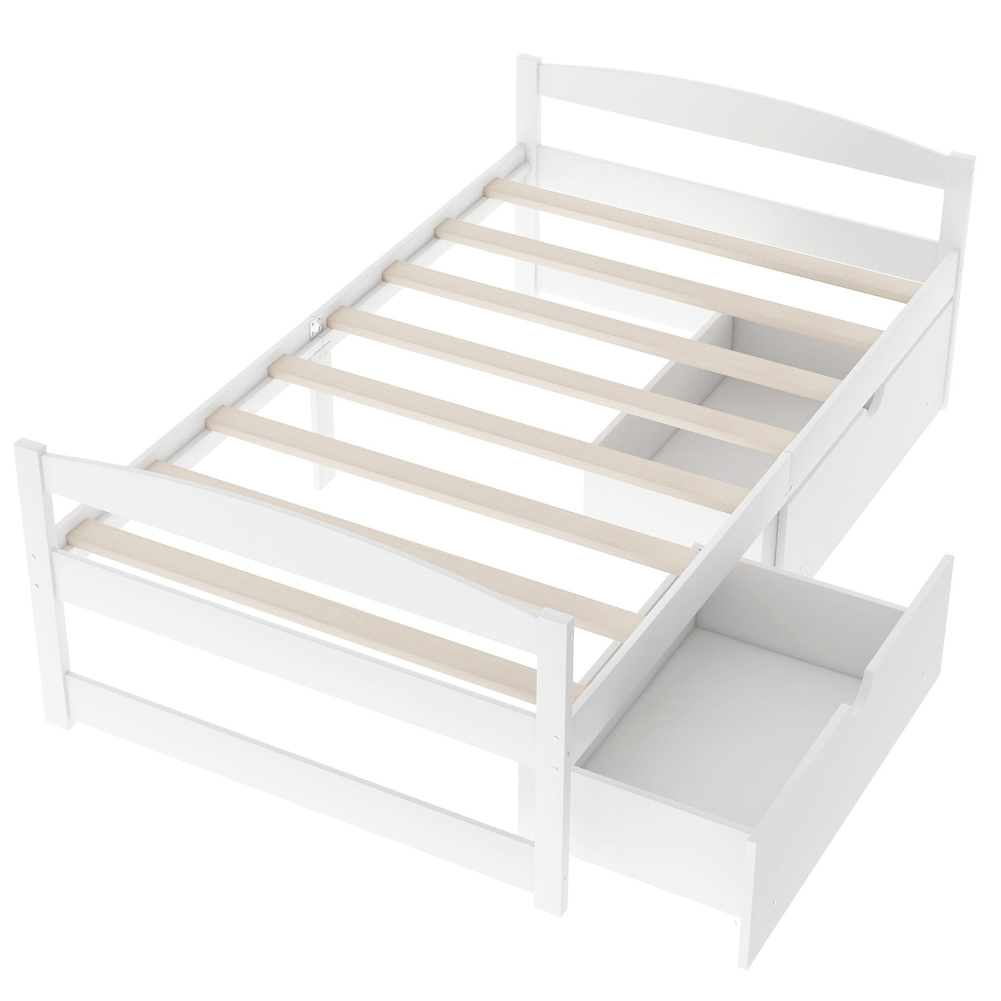 Platform Bed With 2 Drawers - The Sleep Loft - Online Mattress Showroom NYC