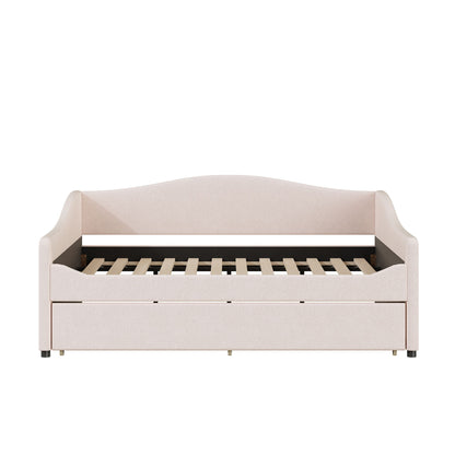Upholstered Daybed With Light And Trundle - The Sleep Loft - Online Mattress Showroom NYC