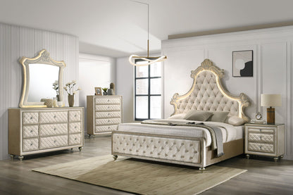 Lucienne - Bed With LED Lighting - The Sleep Loft - Online Mattress Showroom NYC