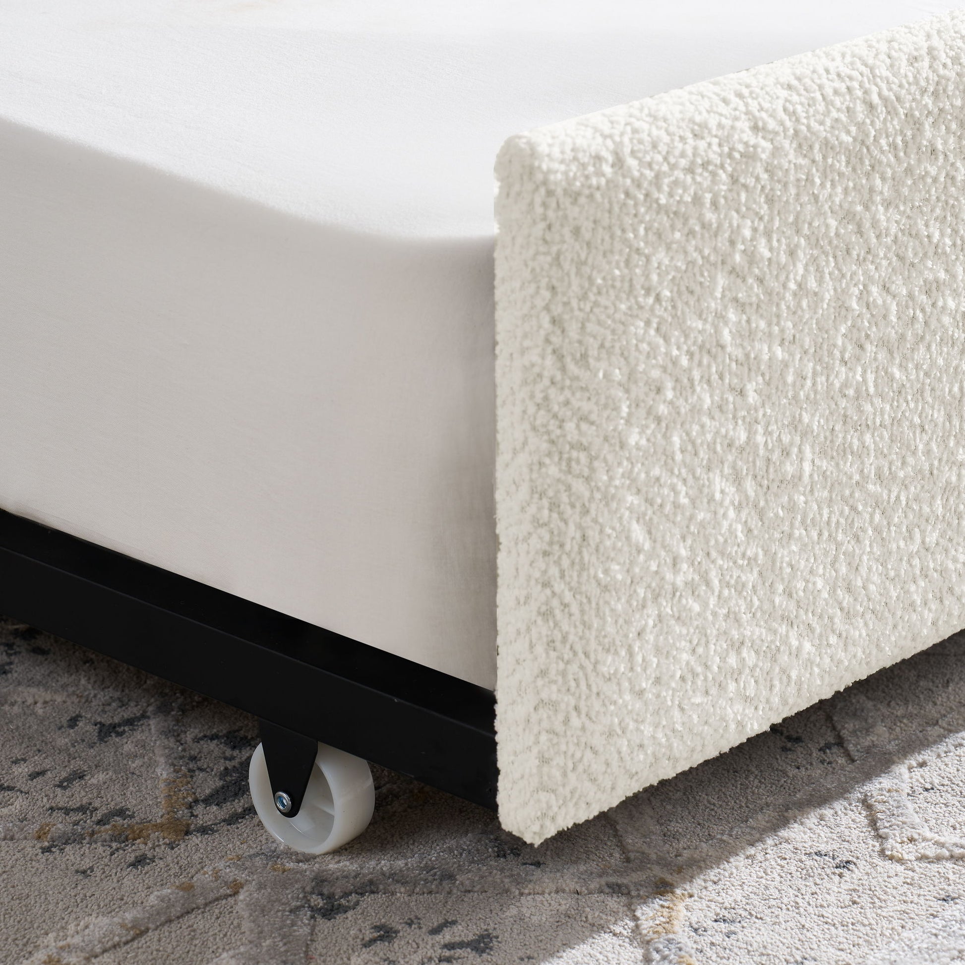 Upholstered Daybed With Pop Up Trundle - The Sleep Loft - Online Mattress Showroom NYC