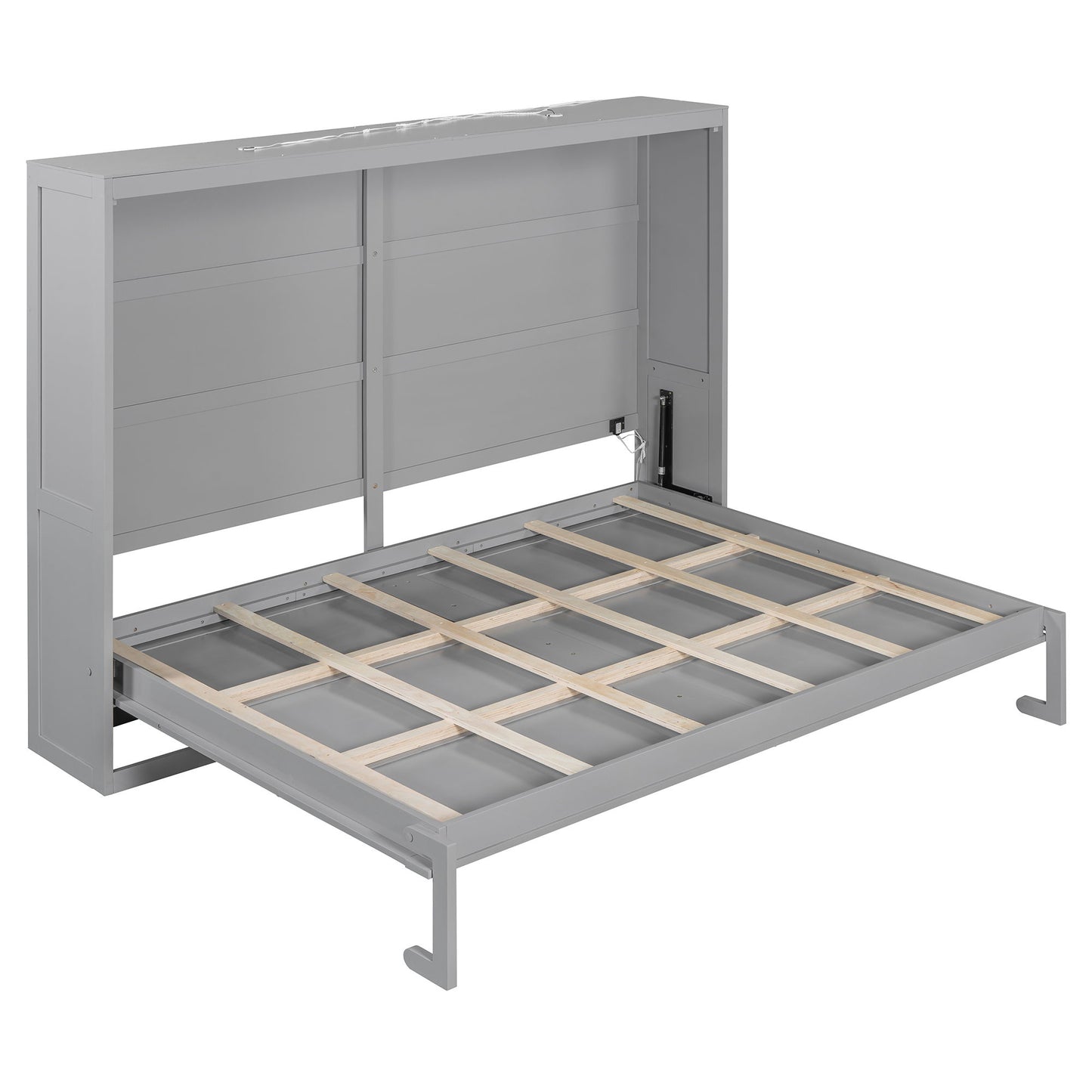 Murphy Wall Bed Modern Design With LED Lights - The Sleep Loft - Online Mattress Showroom NYC