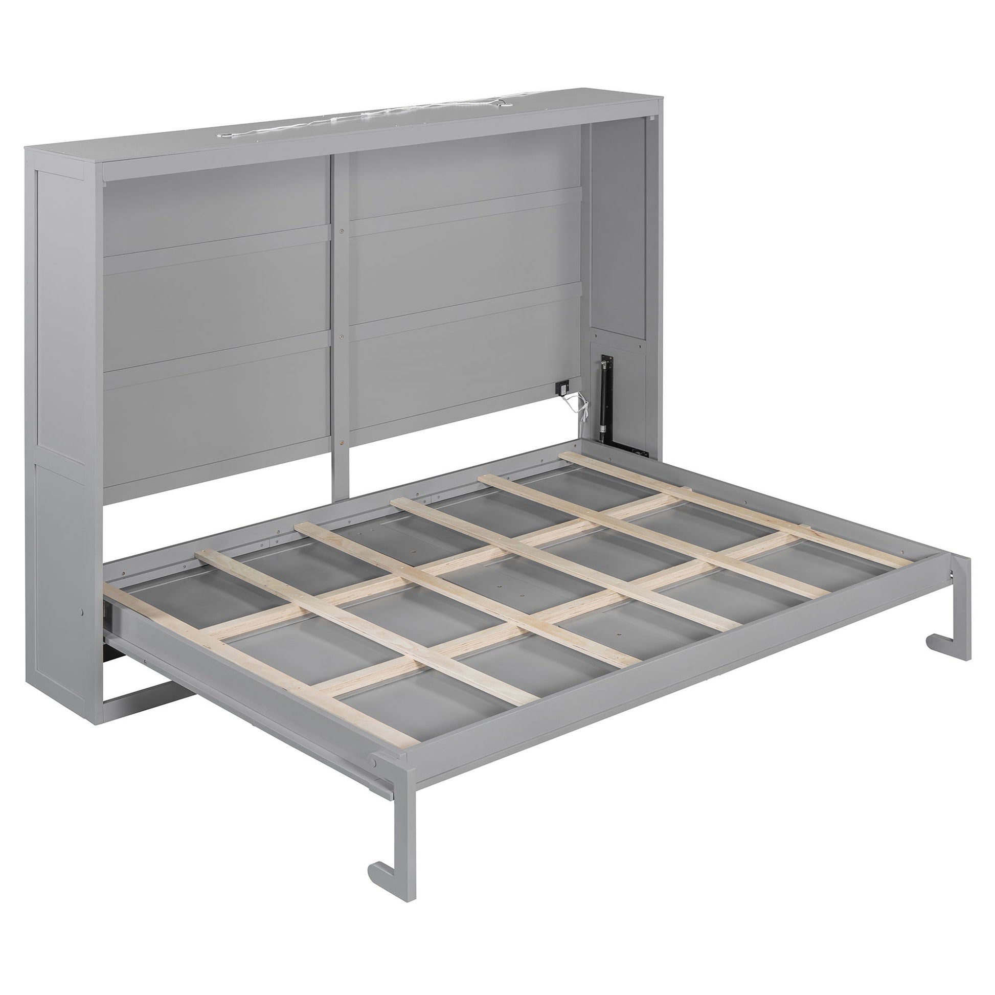 Murphy Wall Bed Modern Design With LED Lights - The Sleep Loft - Online Mattress Showroom NYC