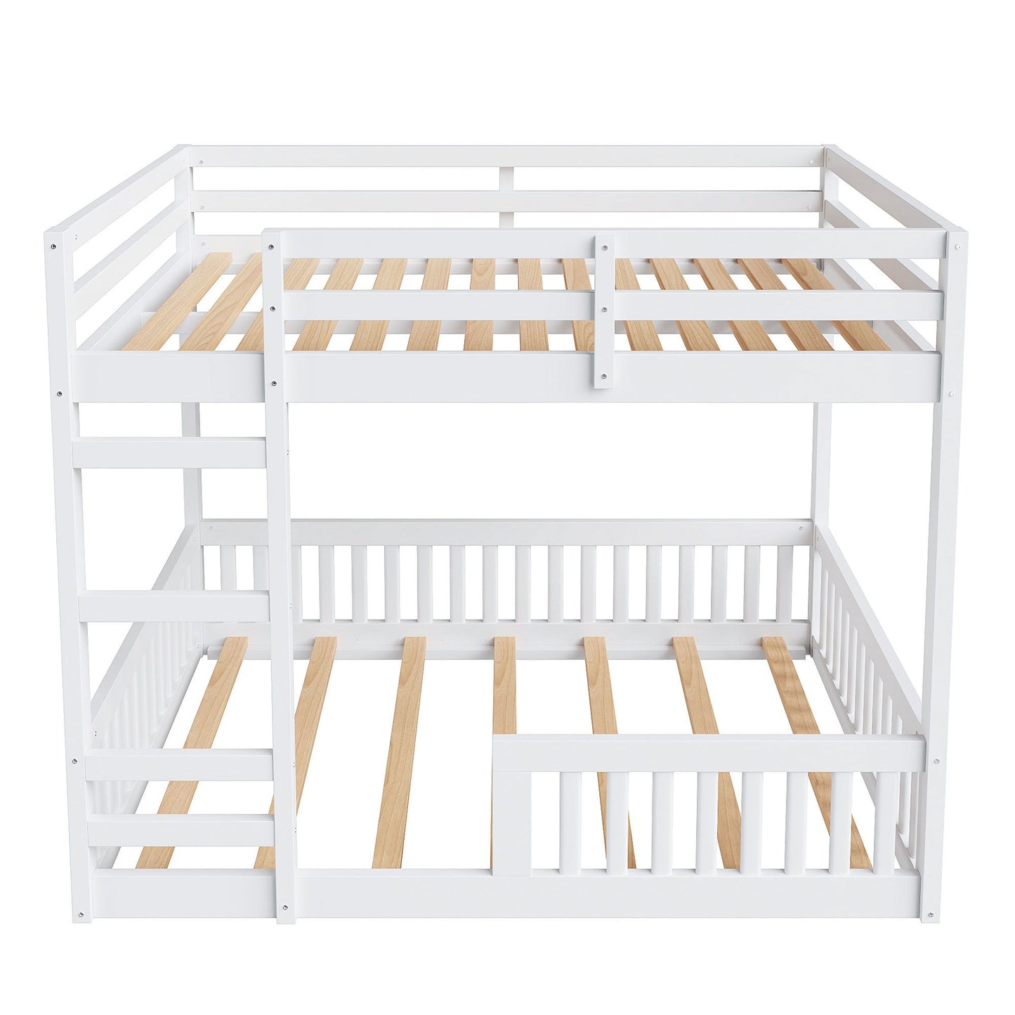 Stylish Bunk Bed With Ladder And Guardrails - The Sleep Loft - Online Mattress Showroom NYC