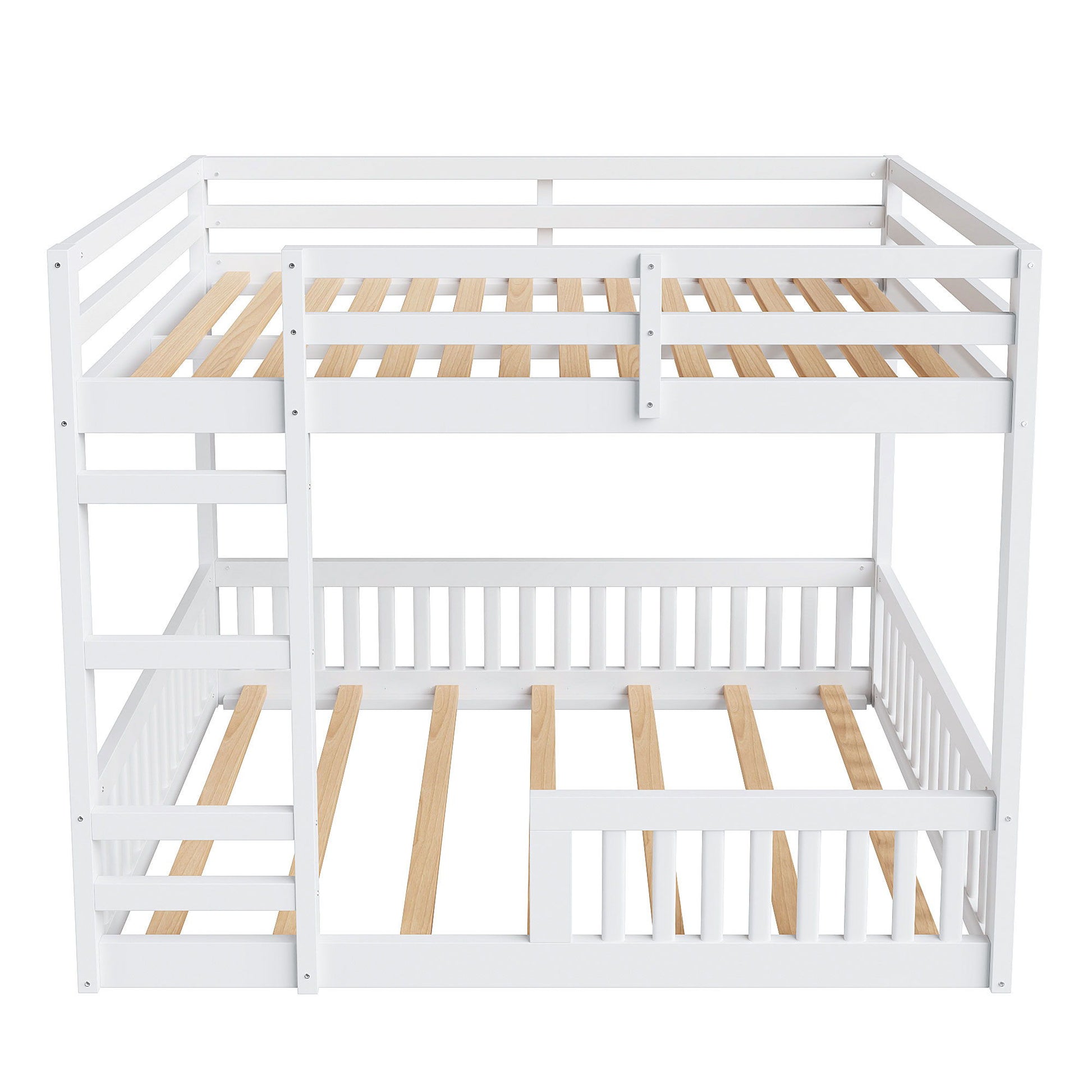 Stylish Bunk Bed With Ladder And Guardrails - The Sleep Loft - Online Mattress Showroom NYC