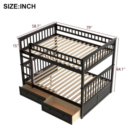 Bunk Bed With Drawers, Convertible Design - The Sleep Loft - Online Mattress Showroom NYC