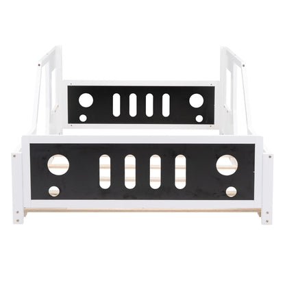 Classic Car Shaped Platform Bed With Wheels - The Sleep Loft - Online Mattress Showroom NYC
