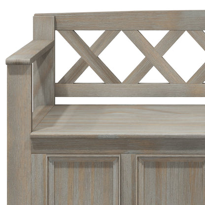 Amherst - Handcrafted Entryway Storage Bench - The Sleep Loft - Online Mattress Showroom NYC