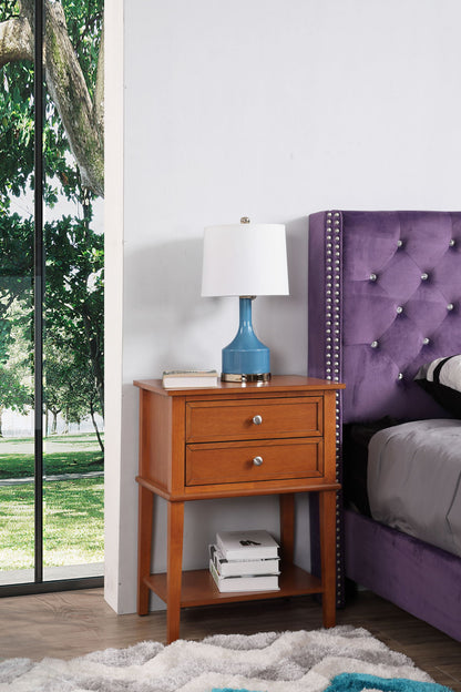 Vibrant Contemporary Nightstand - The Sleep Loft - Online Mattress Showroom NYC