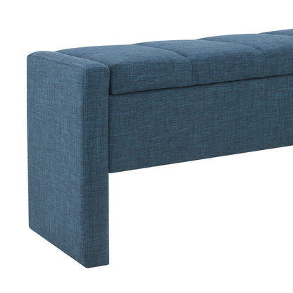 Modern Upholstered Large Bed End Bench With Storage - The Sleep Loft - Online Mattress Showroom NYC
