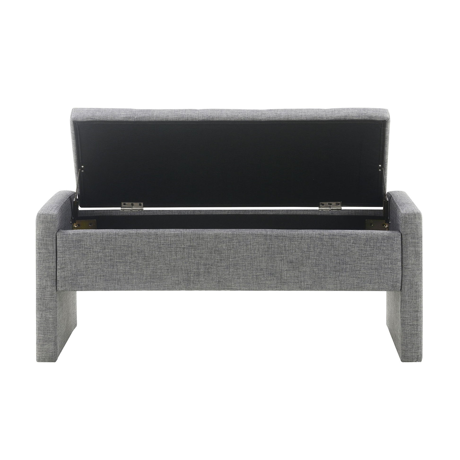 Modern Upholstered Large Bed End Bench With Storage - The Sleep Loft - Online Mattress Showroom NYC