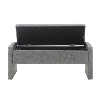 Modern Upholstered Large Bed End Bench With Storage - The Sleep Loft - Online Mattress Showroom NYC