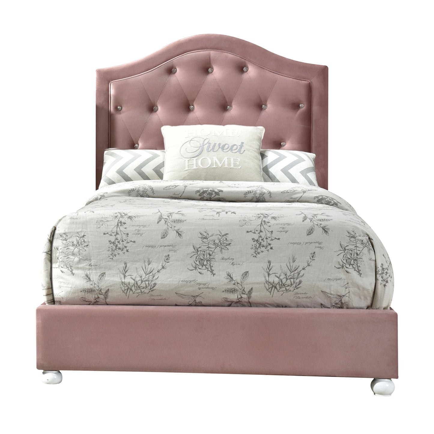 Reggie - Twin Bed - Pink - The Sleep Loft - Online Mattress Showroom NYC