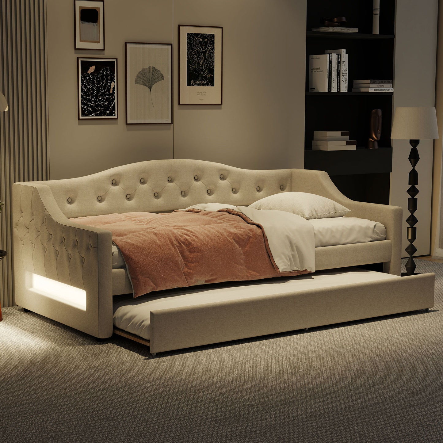 Daybed With LED Belt - The Sleep Loft - Online Mattress Showroom NYC