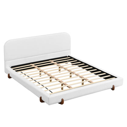 Elegant Upholstered Bed Frame - The Sleep Loft - Online Mattress Showroom NYC