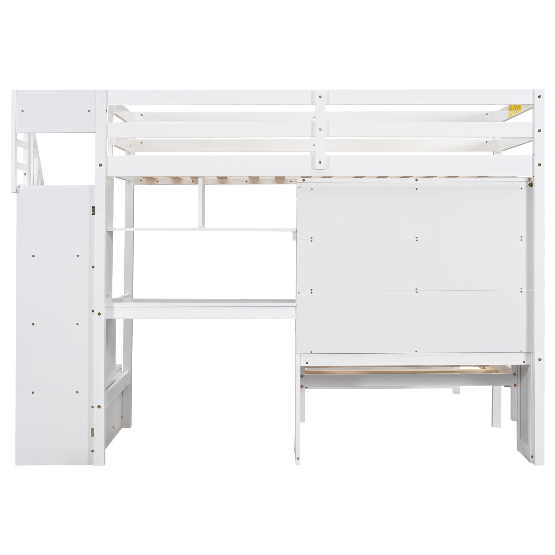 Loft Bed With Built In Desk And Staircase - The Sleep Loft - Online Mattress Showroom NYC