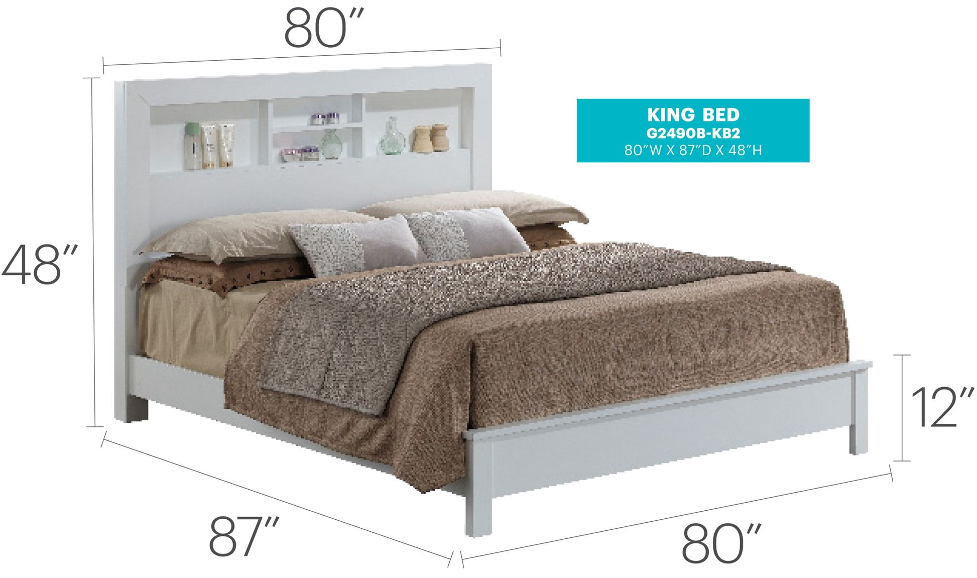 Bed With Transitional Design Stylish - The Sleep Loft - Online Mattress Showroom NYC